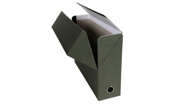 EXACOMPTA Archivbox, DIN A4, Karton , 90 mm, dunkelgrün (8700786)