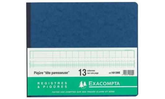 EXACOMPTA Geschäftsbuch mit Kopflei ste, 24 Spalten (332232600)
