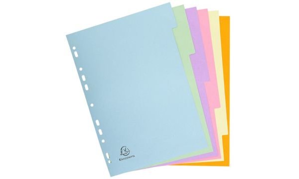 EXACOMPTA Karton-Register, DIN A4, 12-teilig (8701682)