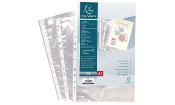 EXACOMPTA Prospekthülle, DIN A4, PP , glasklar (8700334)