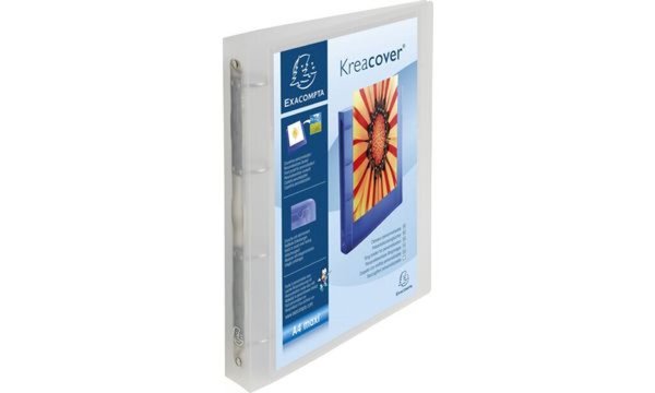 EXACOMPTA Präsentations-Ringbuch, A 4 Maxi, weiß, 4O-Ring (8700291)