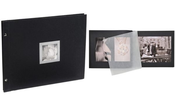 EXACOMPTA Schraubalbum Ceremony, 37 0 x 290 mm, schwarz (8701450)