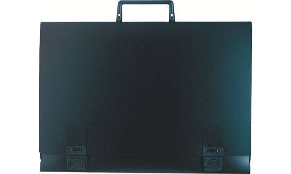 EXACOMPTA Zeichnungsmappe, 520 x 71 0 mm, PP, schwarz (335106100)