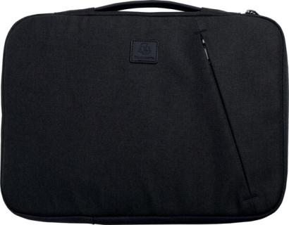 Exacompta Laptophülle Business Kunstfaser schwarz bis 40,6 cm (16 Zoll)