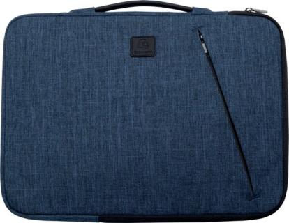 Exacompta Laptophülle Business Kunstfaser blau bis 40,6 cm (16 Zoll)