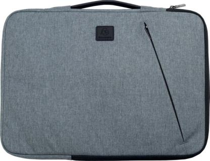 Exacompta Laptophülle Business Kunstfaser grau bis 40,6 cm (16 Zoll)