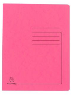 Schnellhefter Colorspan 355g, A4, rosa mit Beschriftungsfeld, für 350 Blatt