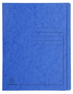 Schnellhefter Colorspan 355g, A4, blau mit Beschriftungsfeld, für 350 Blatt