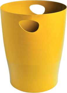 Papierkorb ECOBIN Bee Blue, safran 15l, mit Griffen