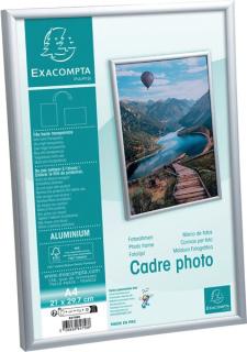 Aluminium-Fotorahmen DIN A4, kristall zum aufhängen oder zu Wandbefestigung