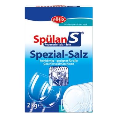 Eilfix® Spülan-S fein | 2 kg Regeneriersalz, feinkörnig für Gewerbe und Haushaltsmaschine geeignet