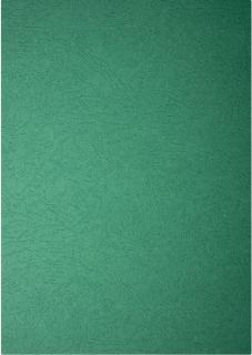 Einbanddeckel, A4, Lederstruktur 250g Karton, Delta Cover, grün