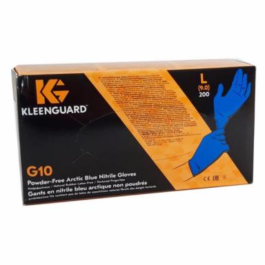 Einweghandschuhe Nitril "KLeen Guard® G10 Arctic", 200 Stück/Box | Größe XS <br>Schutzhandschuhe, 24 cm, beidhändig tragbar