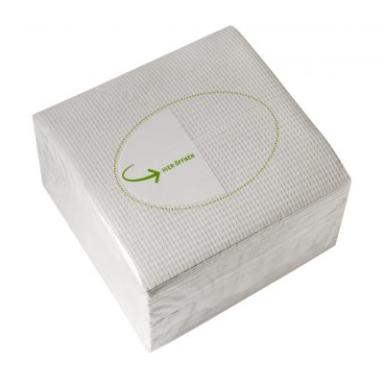 Einwegtuch/Wischtücher "profix Tissue" 3- lagig, 33 x 28 cm, weiß, z-Falz | 1000 Tücher  <br>Recycling-Tissue, 20 Pack à 50 Tücher