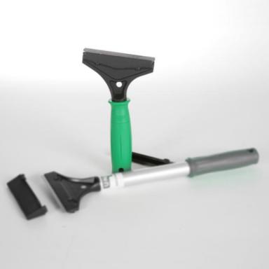ErgoTec® Schaber, kurzer Griff/Stiel, mit 10 cm Klinge, ergonomischer Oberflächenschaber | SH000