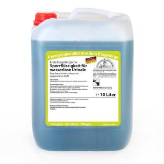 Erste Erzgebirgische Sperrflüssigkeit für wasserlose Urinale | 10 Liter Top Geruchsverschluss und angenehmer Duft