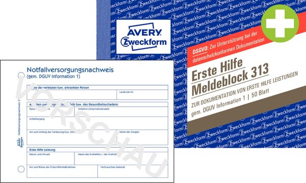 Image Erste_Hilfe_Meldeblock_A6_50_Blatt_zur_Dokumentation_img2_4383621.jpg Image