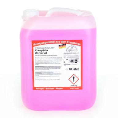 Erster Erzgebirgischer Klarspüler Universal |  10 Liter <br>saurer Klarspüler für alle Gewerbespülmaschinen