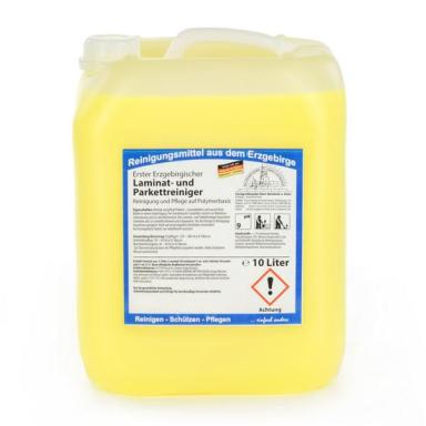 Erster Erzgebirgischer Laminat- und Parkettreiniger | 10 Liter Reinigung und Pflege auf Polymerbasis