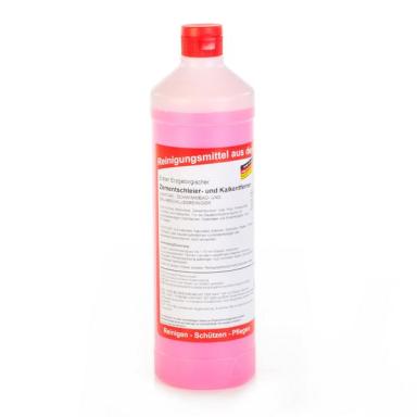 Erster Erzgebirgischer Zementschleier- und Kalkentferner |  1 Liter Sanitär-, Schwimmbad- und Bauabschlussreiniger