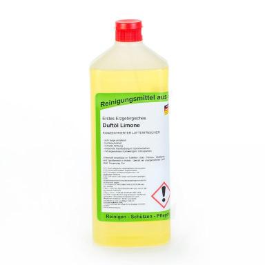 Erstes Erzgebirgisches Duftöl Limone | 1 Liter <br>konzentrierter Lufterfrischer, WC-Duftöl, frischer Duft für viele Stunden