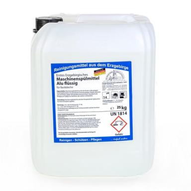 Erstes Erzgebirgisches Maschinenspülmittel Alu flüssig | 25 kg für Backbleche