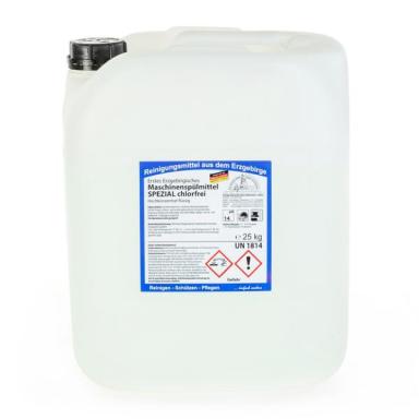 Erstes Erzgebirgisches Maschinenspülmittel SPEZIAL chlorfrei | 25 kg NEU! Jetzt 25 kg statt 30 kg | Hochkonzentrat flüssig