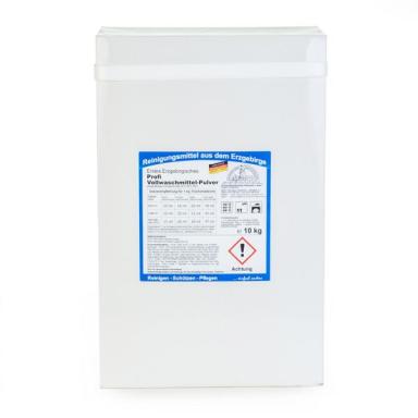 Erstes Erzgebirgisches Profi Vollwaschmittel-Pulver | 10 kg <br>phosphatfreies Vollwaschmittel, 30°C, 60°C, 95°C