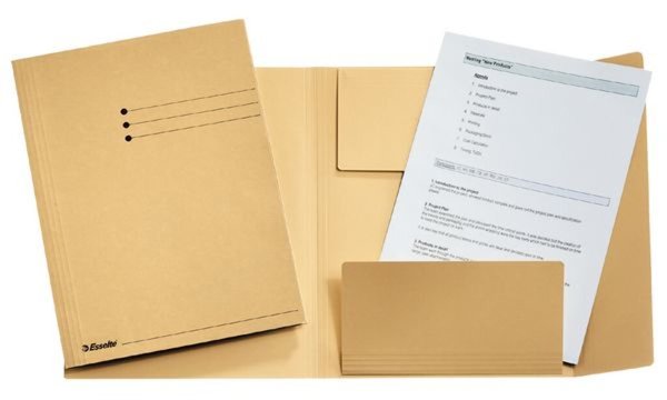 Esselte Jurismappe, DIN A4, Manilak arton, 275 g/qm, chamois (81033304)