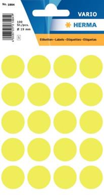 Image Etikett_19mm_Farbpunkt_lgelb_100Et_1Pack_img4_4403128.jpg Image