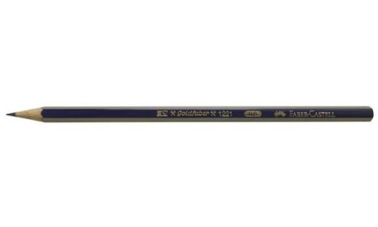 FABER-CASTELL Bleistift GOLDFABER, sechseckig, Härtegrad: 6B (5661138)