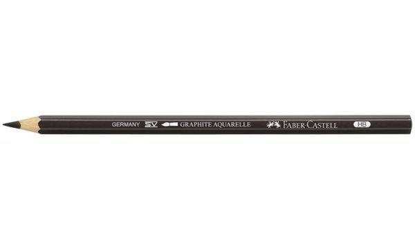 FABER-CASTELL Bleistift GRAPHITE AQ UARELLE, Härtegrad: 2B (5660150)