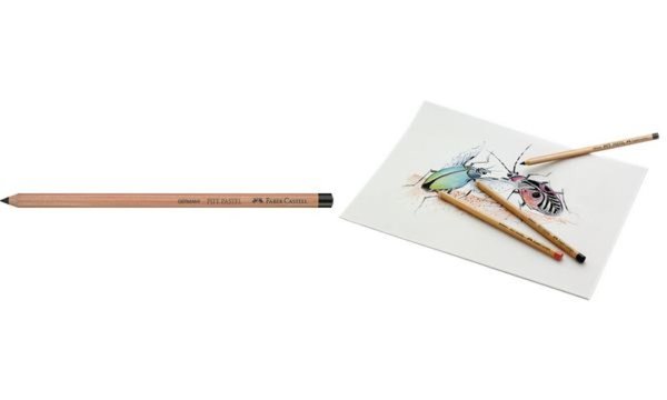 FABER-CASTELL Buntstift PITT PASTEL L, weiß medium (5660873)