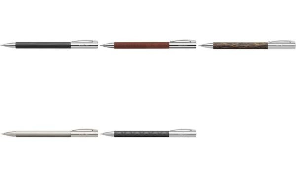 FABER-CASTELL Drehbleistift Ambitio n Rhombus schwarz (5660758)