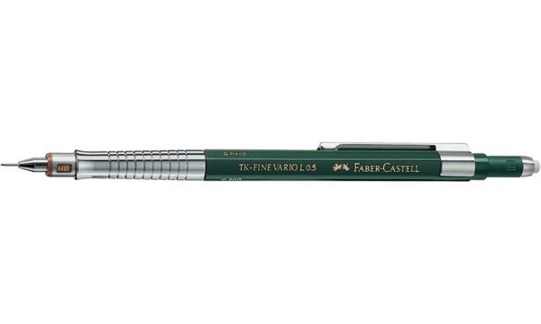 FABER-CASTELL Druckbleistift TK-Fin e Vario L, grün (5652567)