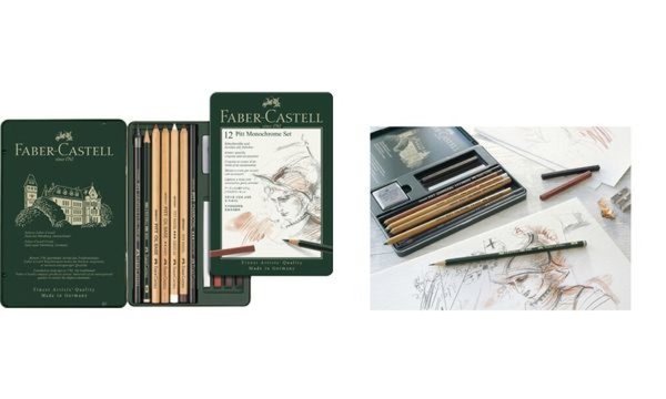 Image FABER-CASTELL_PITT_MONOCHROME_Set_k_lein_img3_4380108.jpg Image
