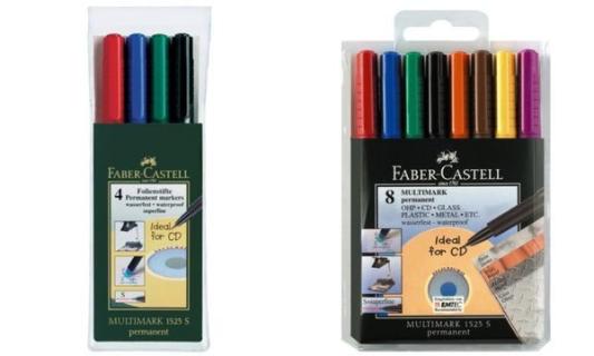 FABER-CASTELL Permanent-Marker MULT IMARK F, 8er Etui (5652483)