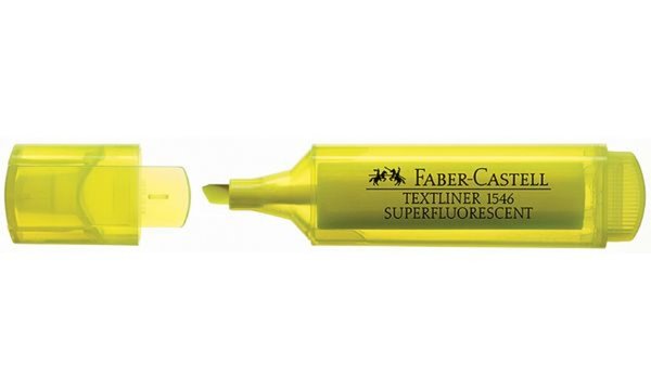 FABER-CASTELL Textmarker TEXTLINER 1546, gelb (5652607)