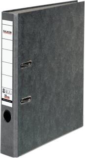 Ordner Wolkenmarmor A4 50mm grau, farbiger Rücken, Recycling