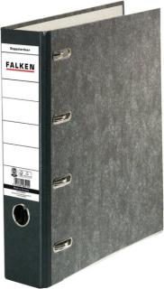 Doppel-Schlitzordner A4 Wolkenmarmor Rückenbreite 70mm, für die zweifache