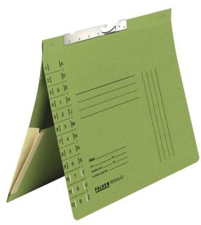 Pendelhefter, Amtsheftung, grün, A4 mit Dehntasche, Schlitzstanzung