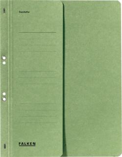 Ösenhefter, grün, DIN A4, 250g/qm Manila-RC-Karton, 1/2 Vorderdeckel,