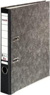 Ordner Wolkenmarmor A4 50mm schwarz, Recycling