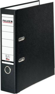 Ordner PP-Color A4 80mm schwarz mit Einsteckschild