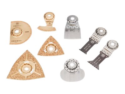 FEIN 35222967140 Profi Set SLM HEIZUNG / SANITÄR Multifunktionswerkzeug-Zubehör