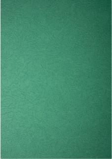 Einbanddeckel, A4, Lederstruktur 250g Karton, Delta Cover, grün