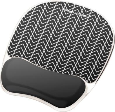 FELLOWES 9653401 - Schwarz - Weiß - Muster - Polypropylen (PP) - Handgelenkaufl