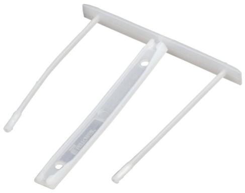 FELLOWES Archiv-Abheftbügel Bankers Box, weiß, zweiteilig aus Kunststoff, für e