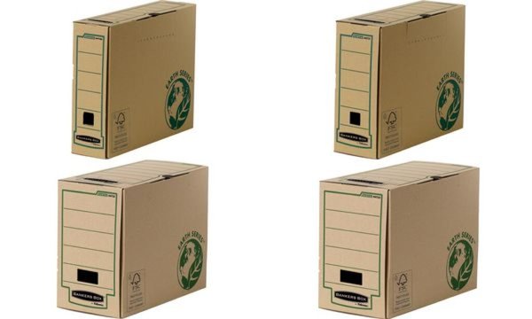 FELLOWES BANKERS BOX EARTH Archiv-Schachtel, braun (B)100mm aus 100% recyceltem