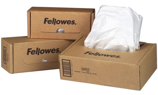 FELLOWES Powershred - Müllbeutel (Packung mit 100) - für Fellowes C14, DM15C, D